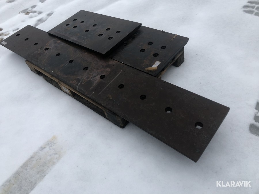 Skopstål Hardox 3 delar