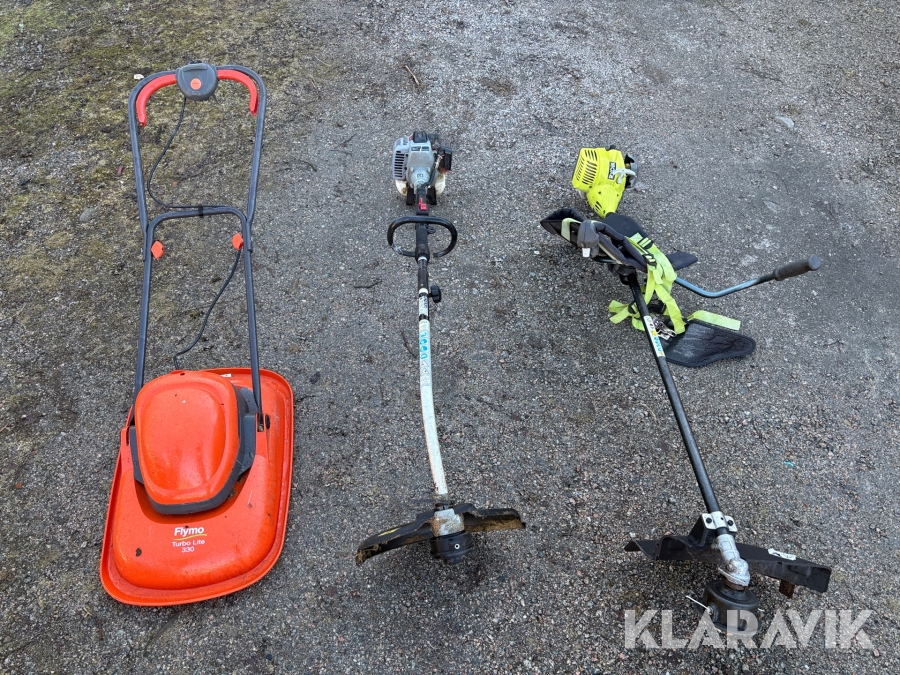 Gräsklippare & Grästrimmer , Flymo, Medco & Ryobi
