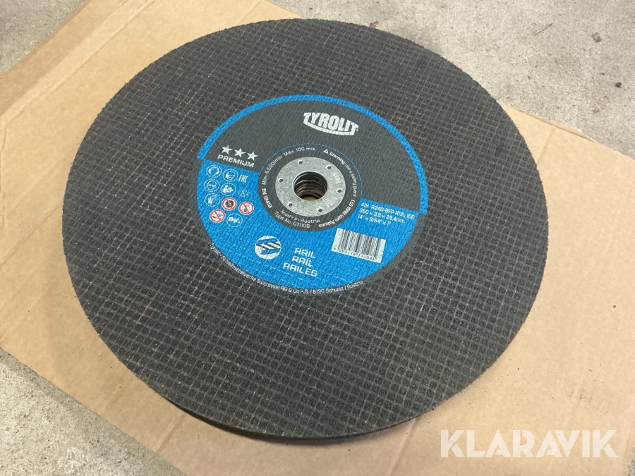 Kapskivor 350x3,8x25,4mm 10st