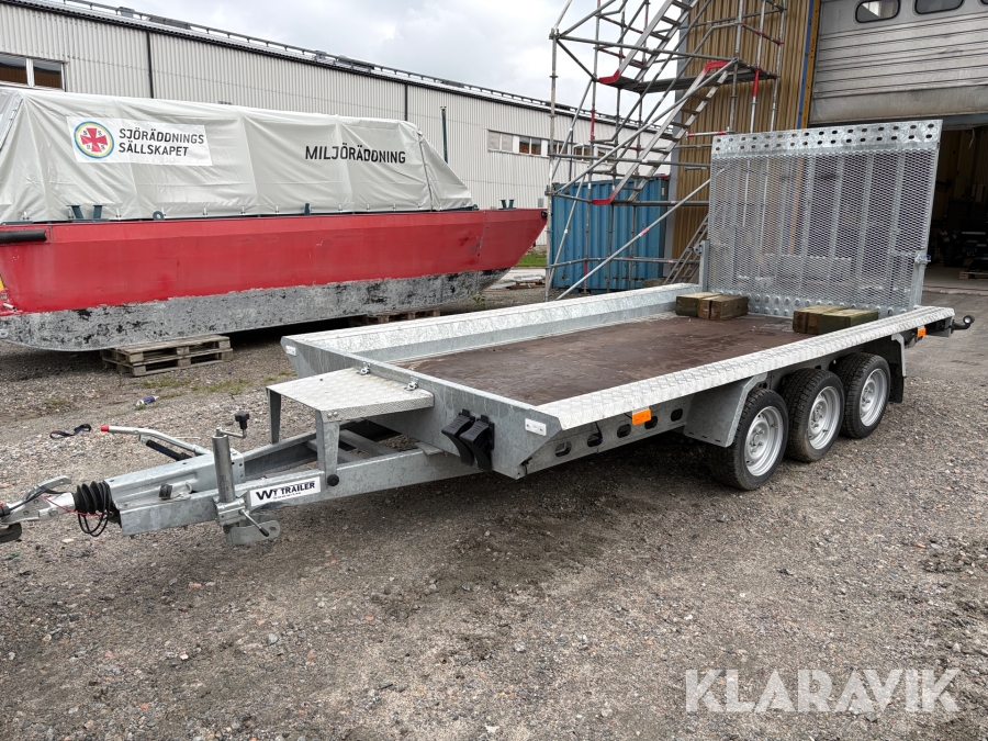 Maskinsläp WT Trailer W5 3-axlad