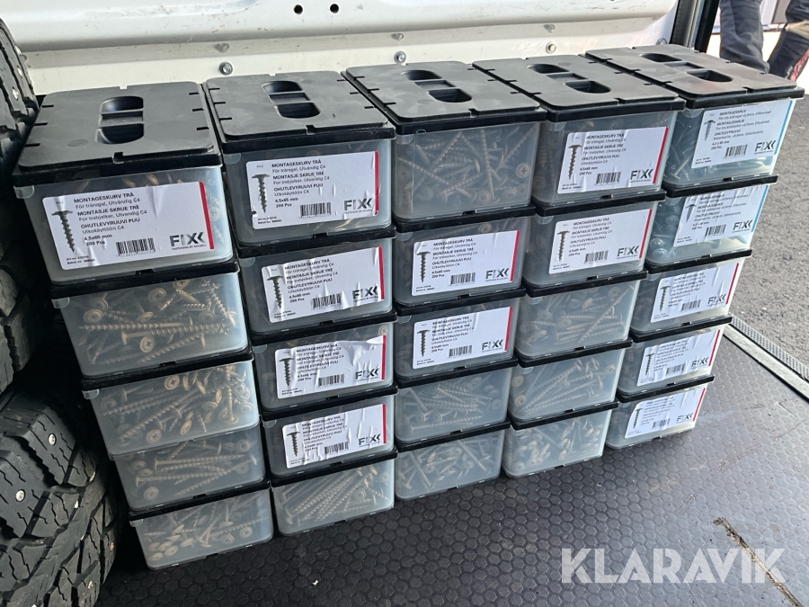 Monteringsskruv 25st paket FIX 