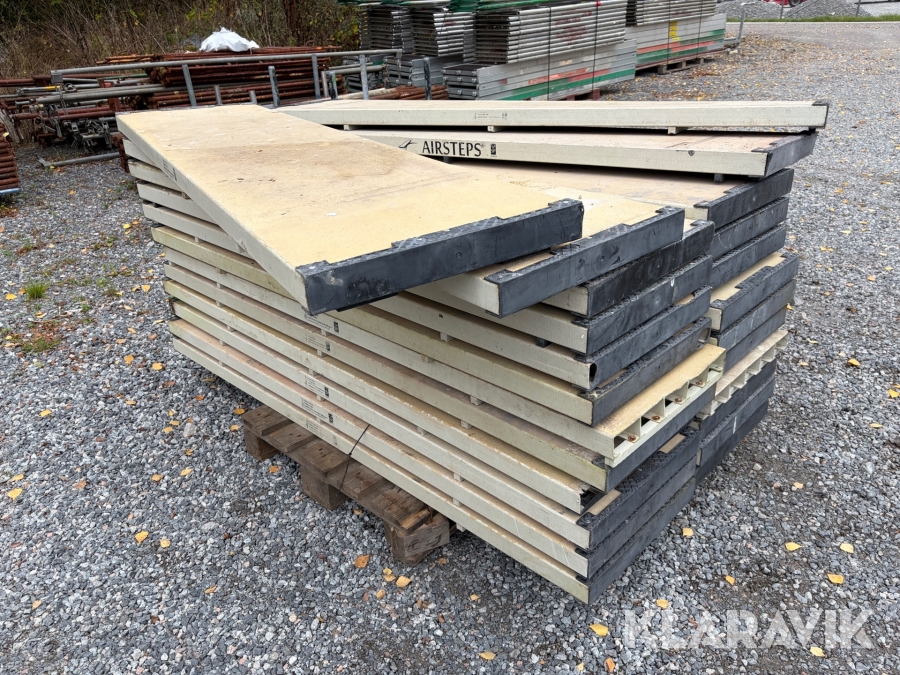 Komposittrall till hakiställning Airsteps 1,95 x 0,5 m 24 st