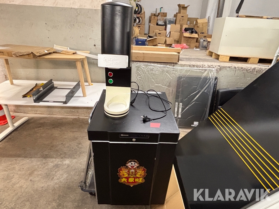 Glassmaskin med frys