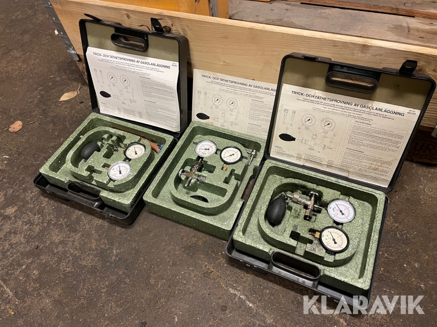 Täthetsprovare gasol Wika 484500 3 st ej kompletta