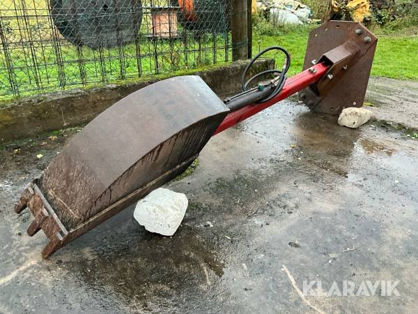 Förlängningsarm med hydraulisk grävskopa S45