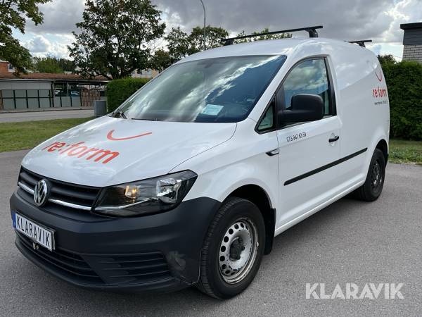Transportbil Volkswagen Caddy Van 2.0 TDI BlueMotion/Automat Dieselvärmare/Drag