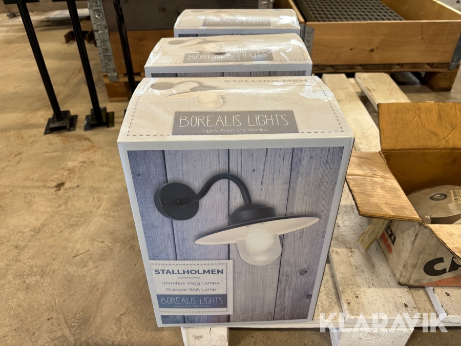 Fasadbelysning Stallholmen Borealis lights 3st