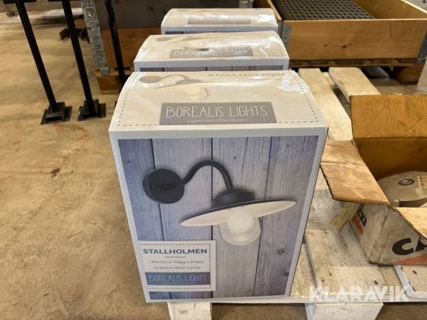 Fasadbelysning Stallholmen Borealis lights 3st
