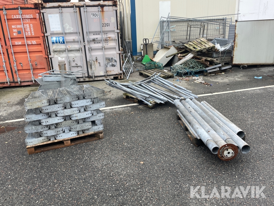 Spiraltrappa galvad med entresol