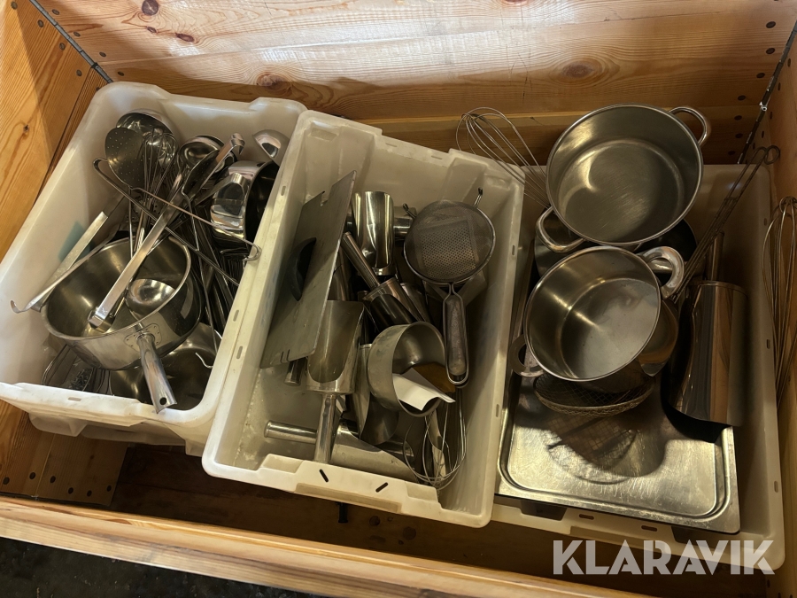 Diverse köksredskap