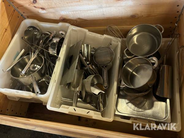 Diverse köksredskap