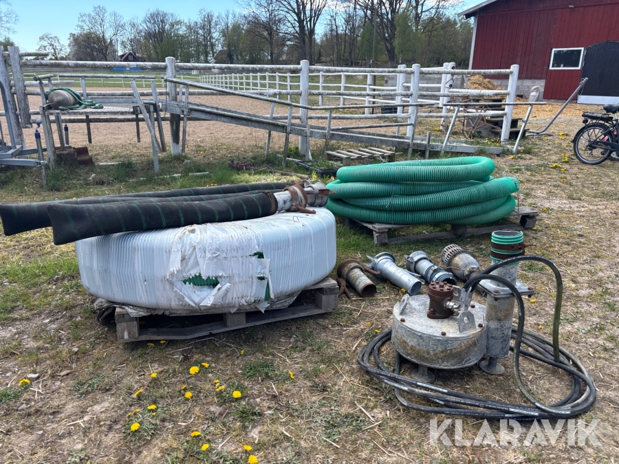 Hydraulisk gödselpump