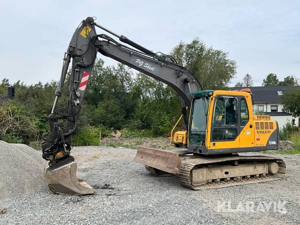 Grävmaskin Volvo EC140B LC med tiltrotator