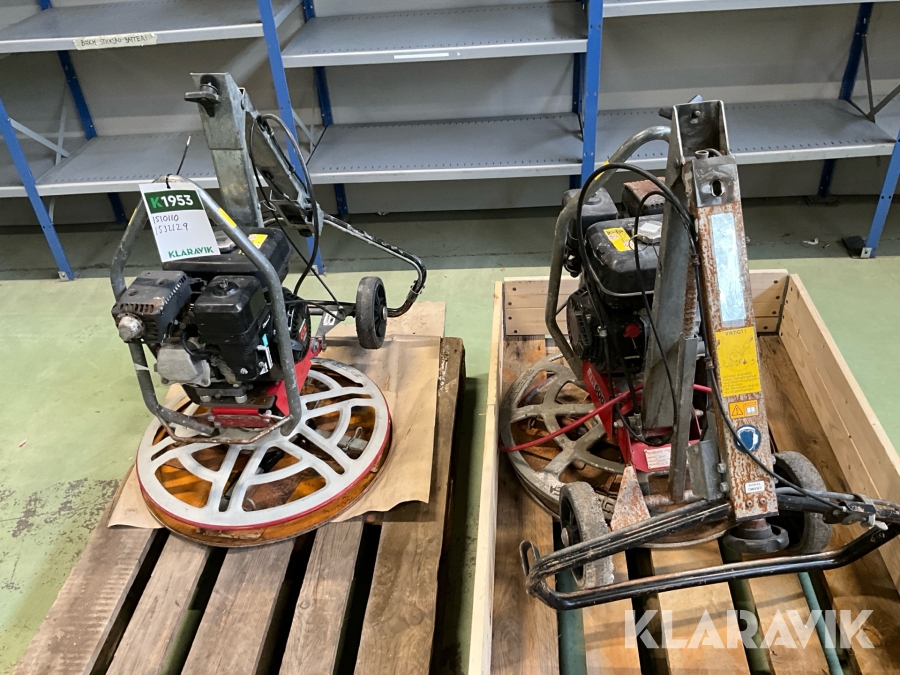 Glättare 2st Swepac TR 600P