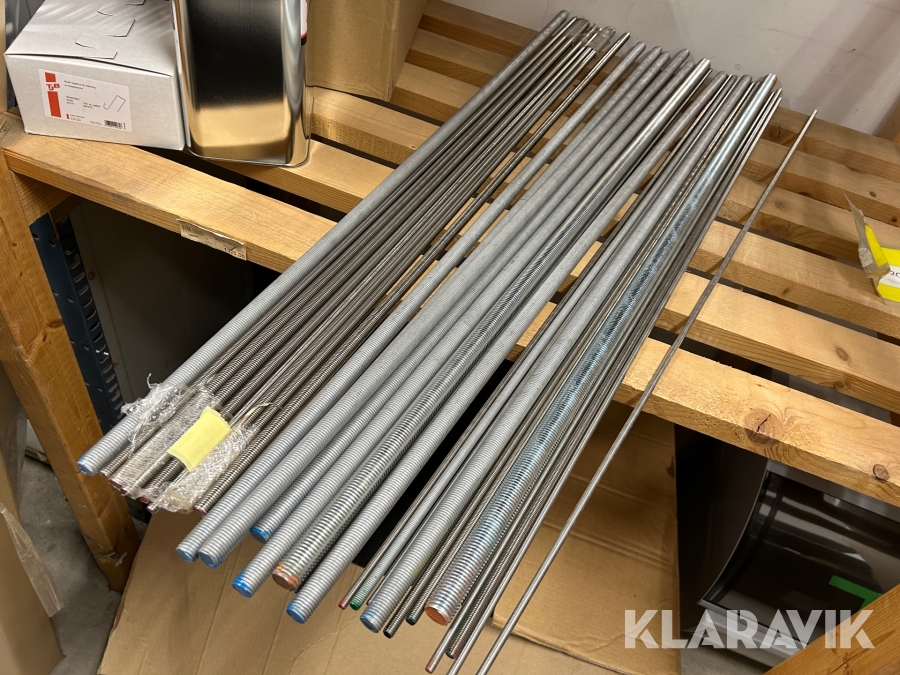 Blandade gängstänger 27 st