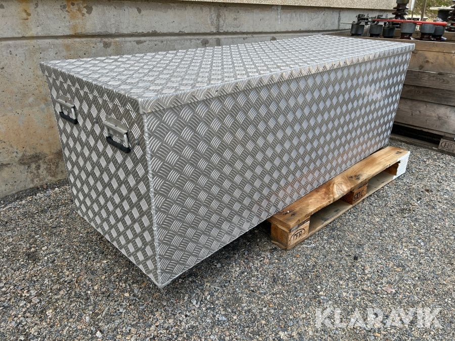 Förvaringslåda aluminium