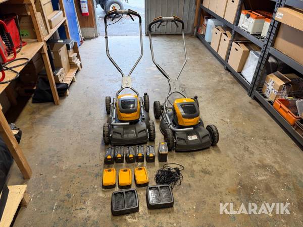 Gräsklippare Stiga 500 Synchronized batteridrift 2 st