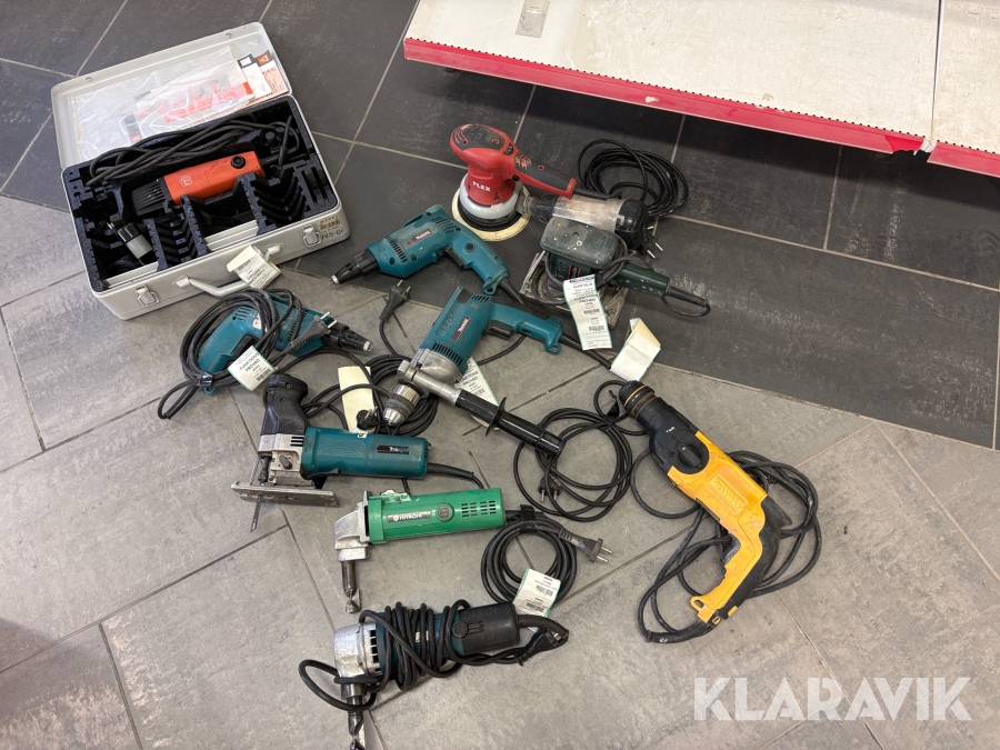 Handverktyg DeWalt, Makita, Hitachi, Fein
