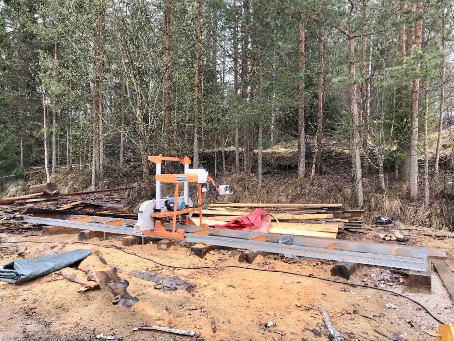 Sågstation Lumbermate m robotslip