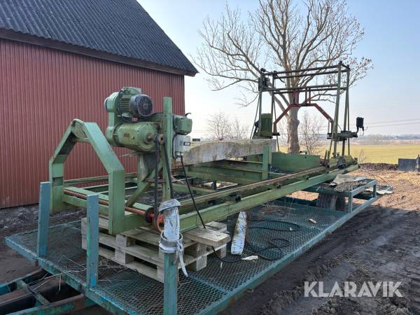 Timmersåg på Lastväxlarram