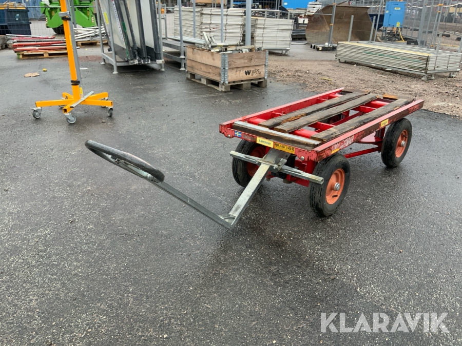 Transportvagn Starke Arvid Lyft 8 1500kg höj och sänkbar