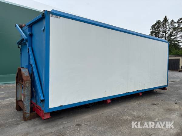 Flisbox Eksjö på lastväxlarram