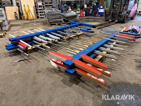 Grenställage dubbel EAB 2 st sektioner ca 4,2 x 1,7 x 3,4 m/st