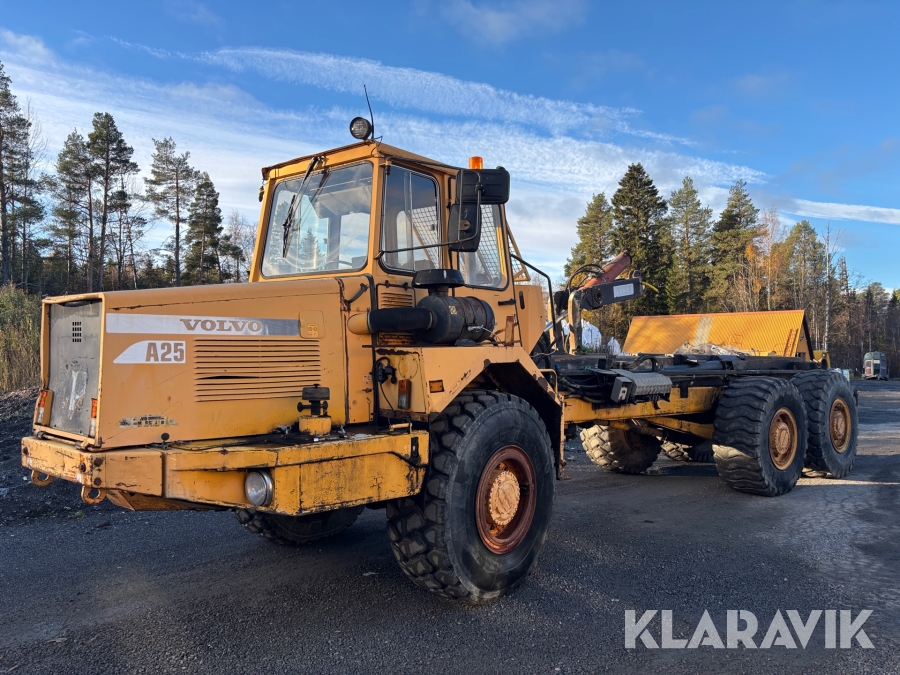 Dumper Volvo A25 med Lastväxlare
