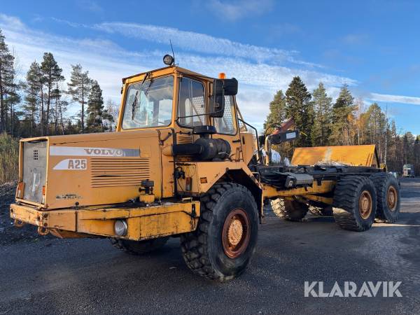 Dumper Volvo A25 med Lastväxlare