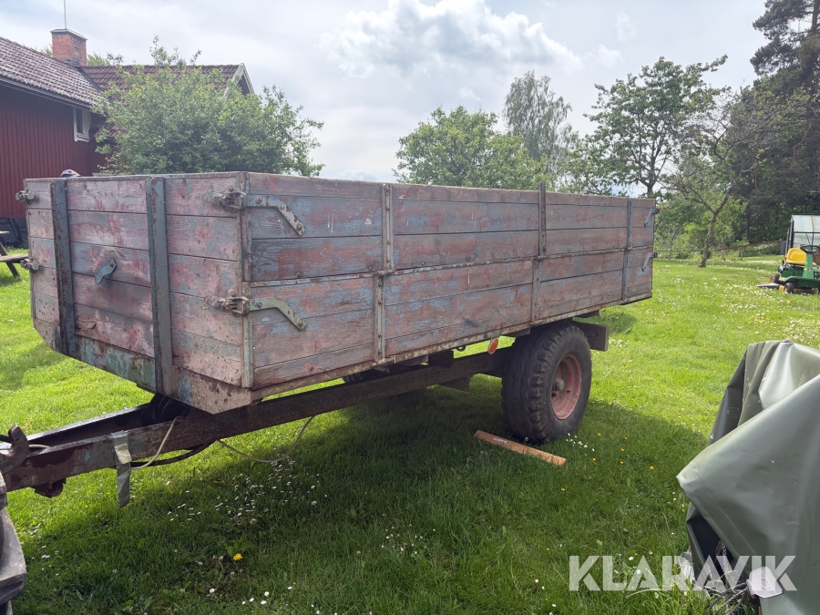 Spannmålsvagn Gisebo G-30/370 SF med tipp 3000kg