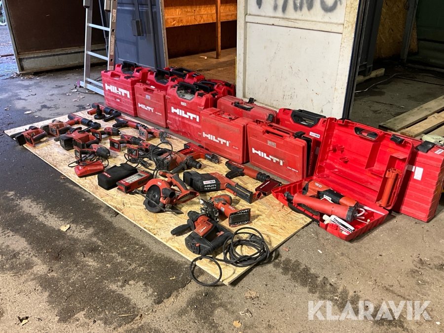 Parti med Hilti maskiner