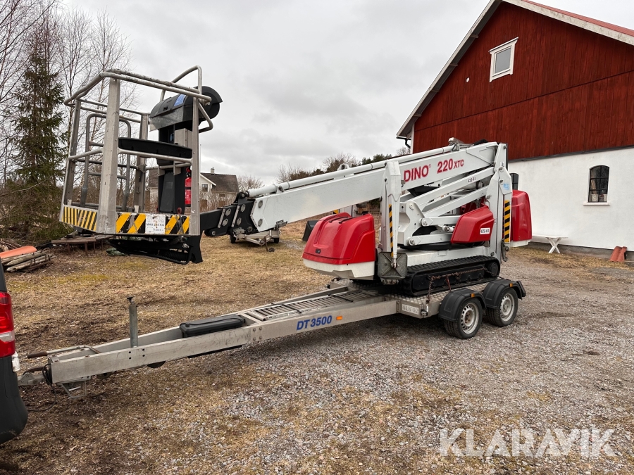 Larvbandslift Dino 220 XTC med släp