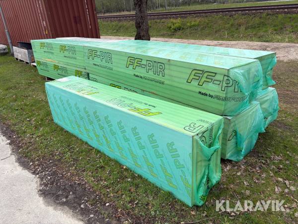 Isolering Finnfoam FF-Pir 50 Ali 2400 x 600 x 50 mm 9 st paket
