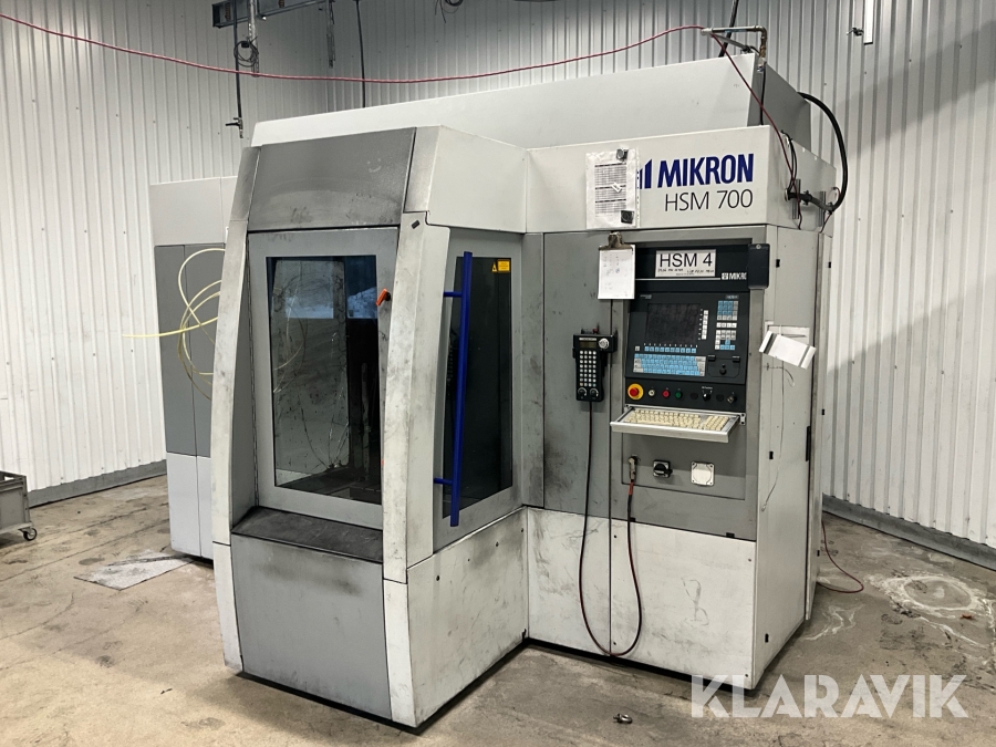 CNC fräsmaskin Mikron HSM 700 ATEK HS Plus