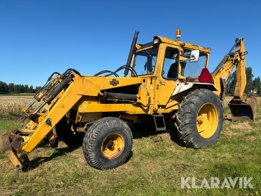 Traktor Hymas 470 traktorgrävare grävmaskin