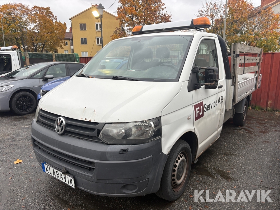 Pickup med flak Volkswagen Transporter 2,0 TDI