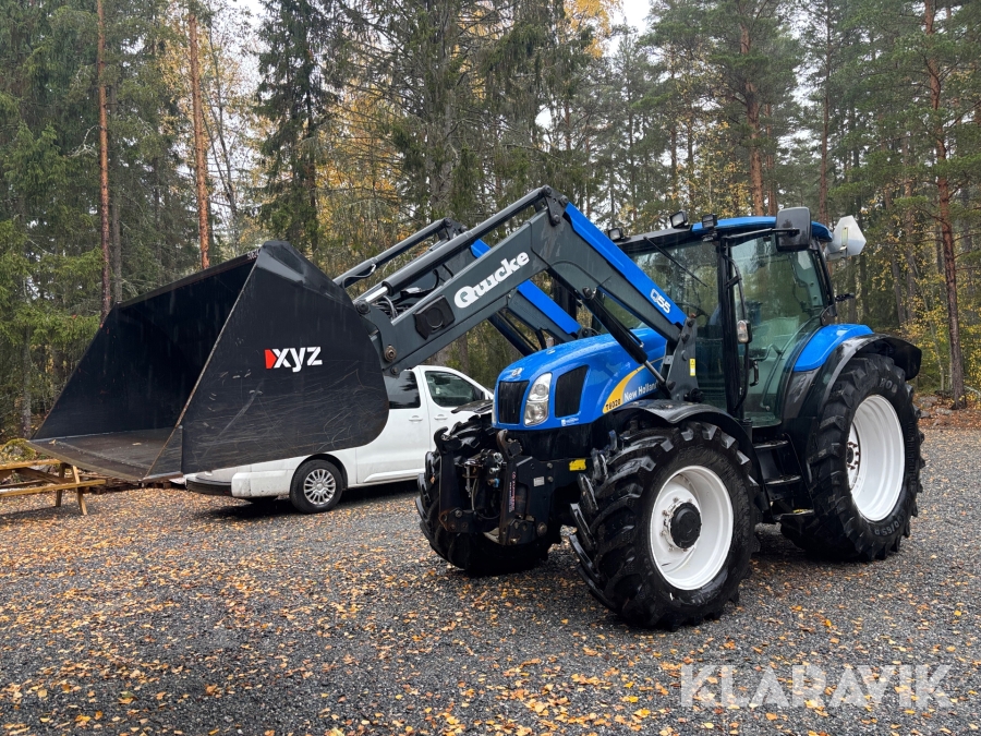 Traktor New Holland T6020 Elite Med frontlyft och Lastare