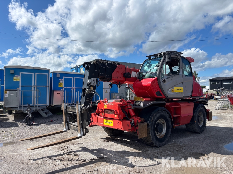 Teleskoplastare Manitou MRT1850 med pallgafflar