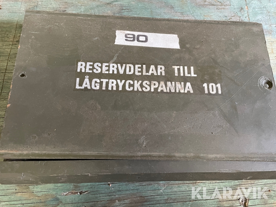 Reservdelar lågtryckspanna Militärens 101