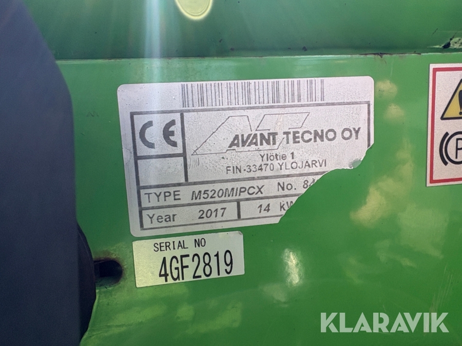 Kompaktlastare Avant 520