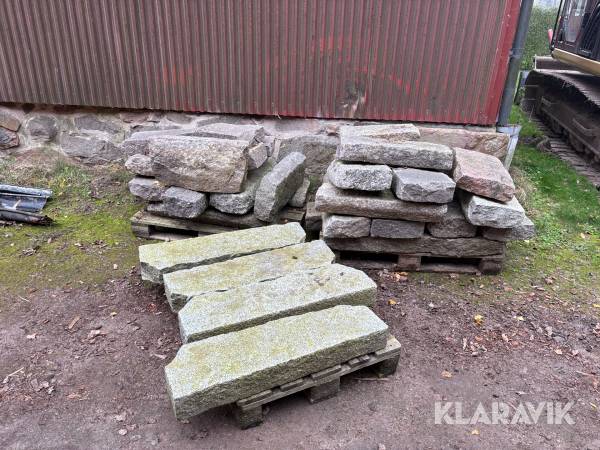 Granit kantsten ca 15-20m
