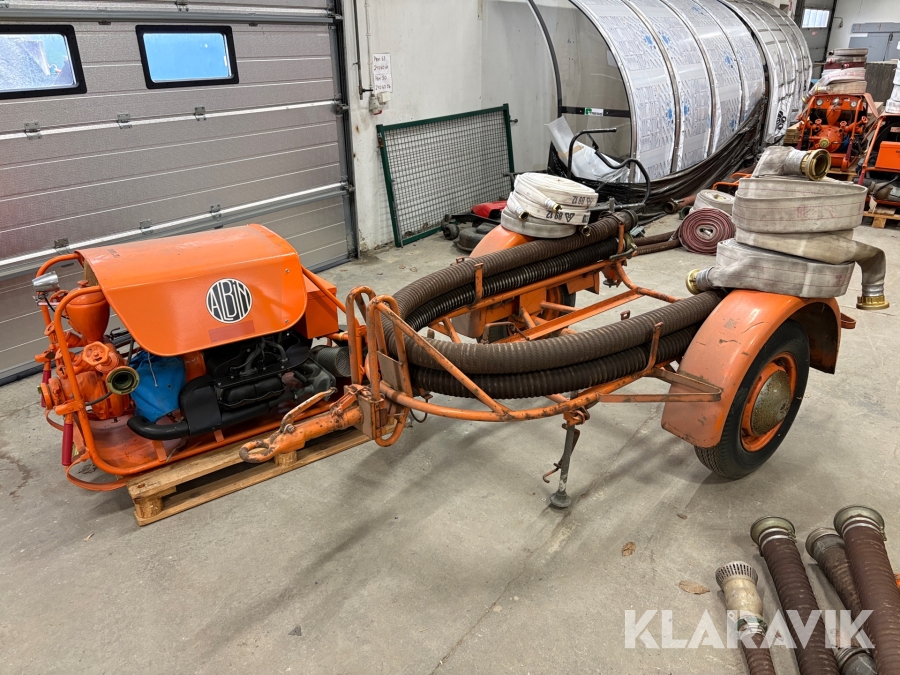 Motorspruta med vagn Albin A-900VW 1200