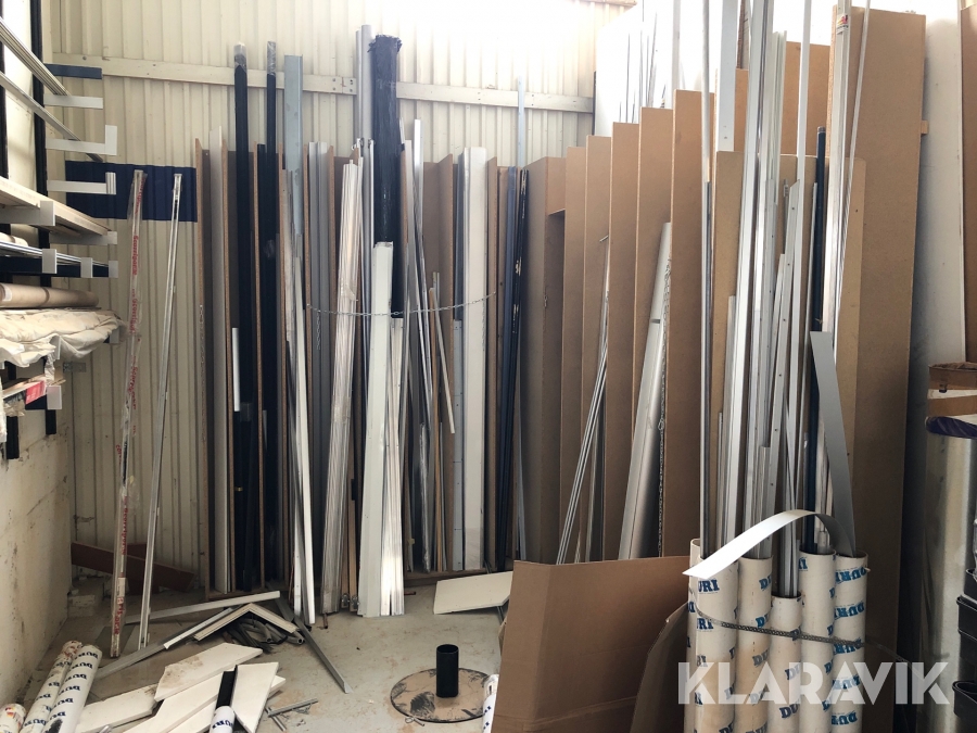 Diverse aluminiumlister 