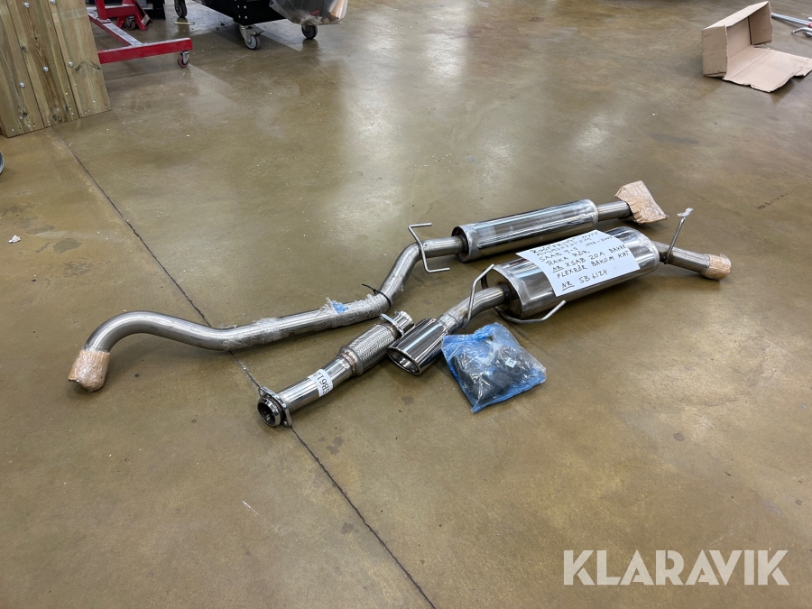 Rostfritt avgassystem till SAAB 9-5