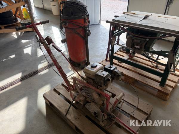 Golvsåg med dammsugare Allen Razorback