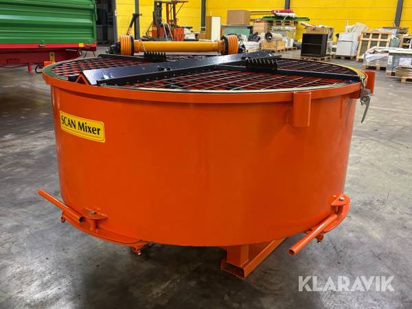 Betongblandare Möre Maskiner Scan mixer 1600