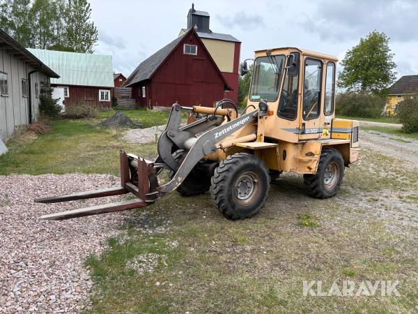 Hjullastare Zettelmeyer ZL 502 med redskap