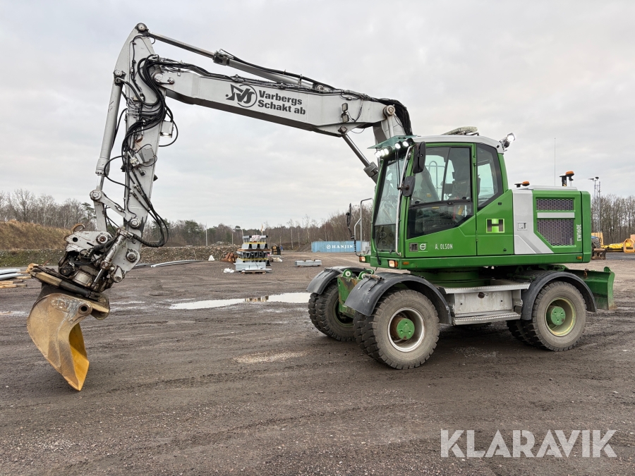 Hjulgrävare Volvo EW160E med 5 redskap
