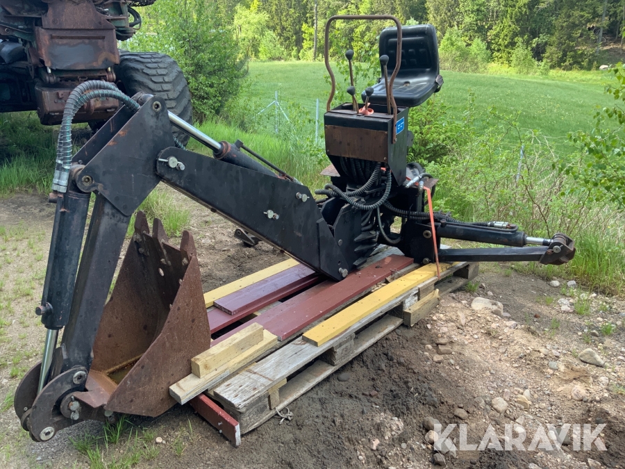 Grävaggregat LW-6 passande traktor eller Bobcat