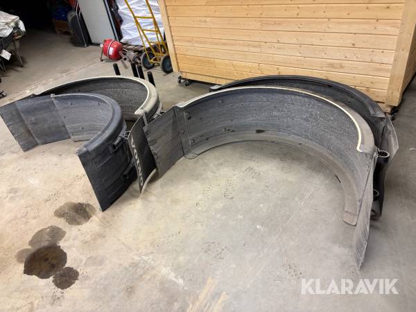 Skärmar Domar till Volvo 4st